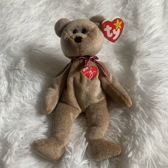 1999 signature beanie baby bear